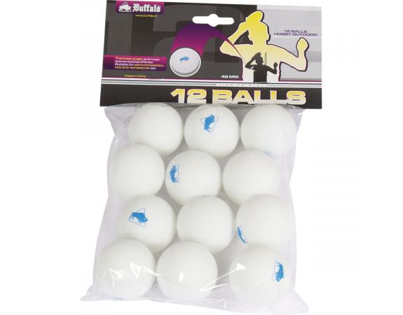 Balles Ping Pong Buffalo 12pcs int.