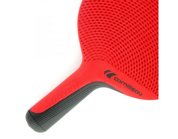 Raquette Ping Pong Cornilleau Softbat rouge