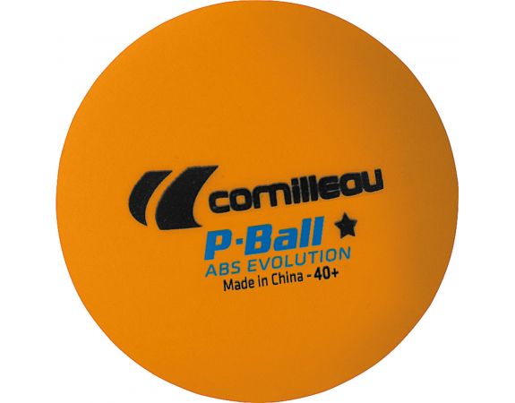 Balles Ping Pong Cornilleau P-ball 72pcs oranges