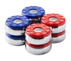 Palets pour Shuffle Board Rouge et Bleu