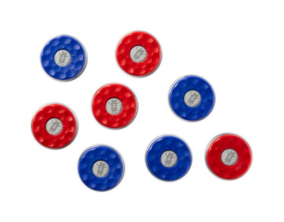 Palets pour Shuffle Board Rouge et Bleu