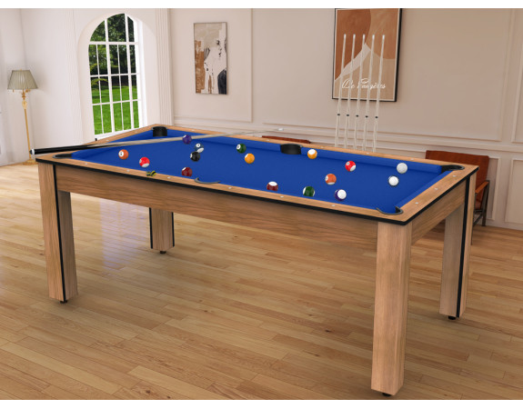 Billard convertible Delhi Bois Clair 6 ou 7FT