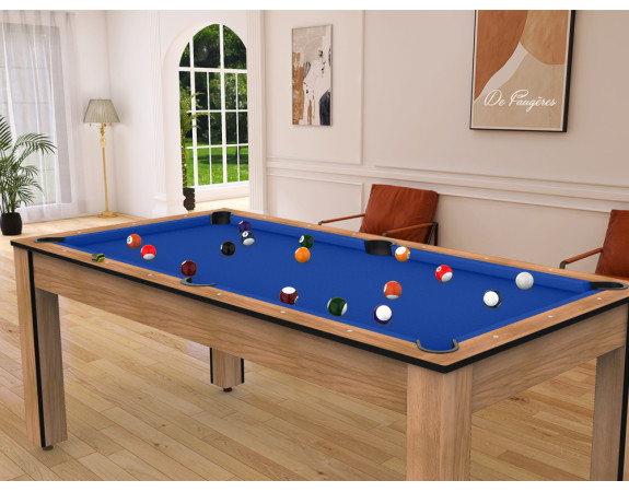 Billard convertible Delhi Bois Clair 6 ou 7FT