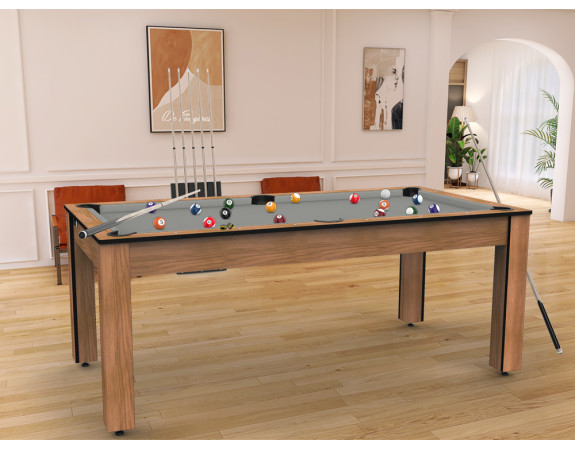 Billard convertible Delhi Bois Clair 6 ou 7FT