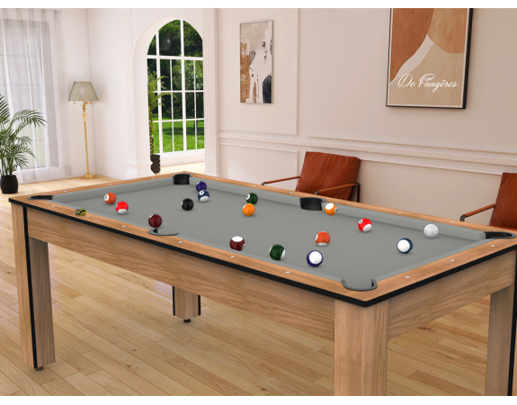 Billard convertible Delhi Bois Clair 6 ou 7FT