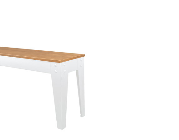 Banc René Pierre pieds blancs