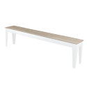 Banc René Pierre pieds blancs