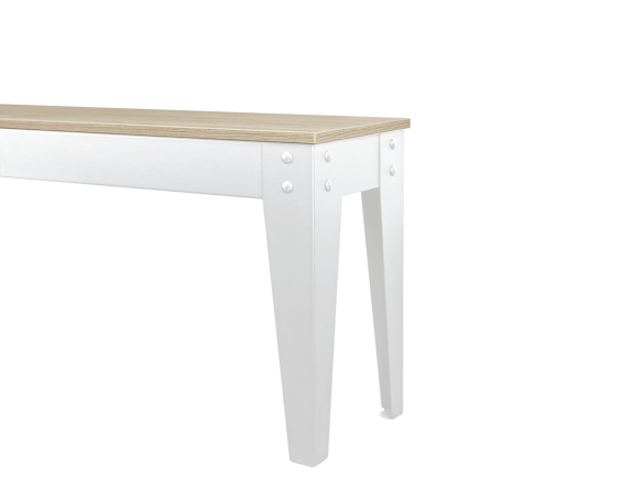 Banc René Pierre pieds blancs