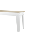 Banc René Pierre pieds blancs